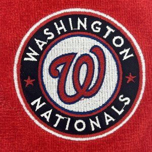 Washington Nationals Tri-Fold Embroidered Golf‎ Towel Red MLB